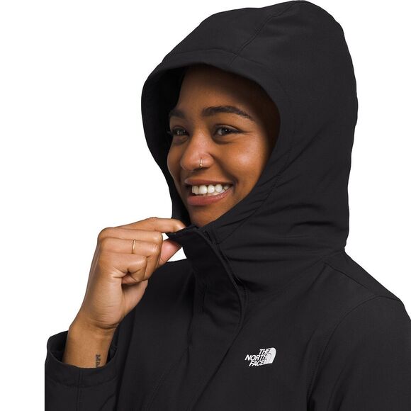 The North Face Shelbe Raschel Women's Hooded Fleece Jacket SZ L BLACK NWT $230 - Picture 5 of 9